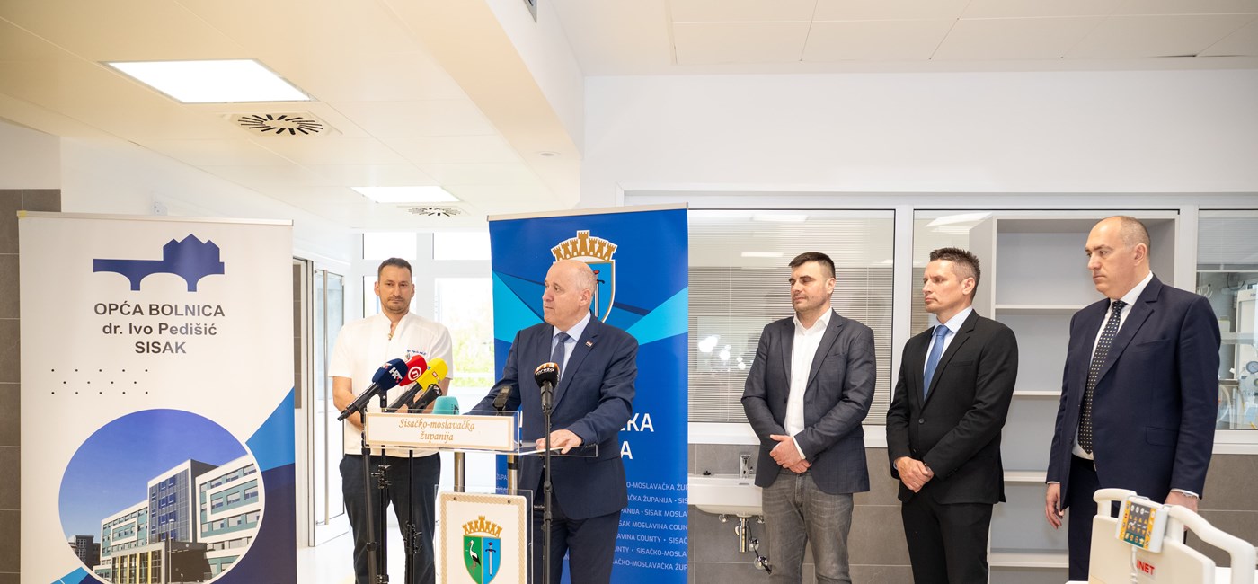 U sisačkoj bolnici otvoren Odjel pojačane internističke skrbi, a korisnicima stanova u Jasenovcu uručeni ključevi 